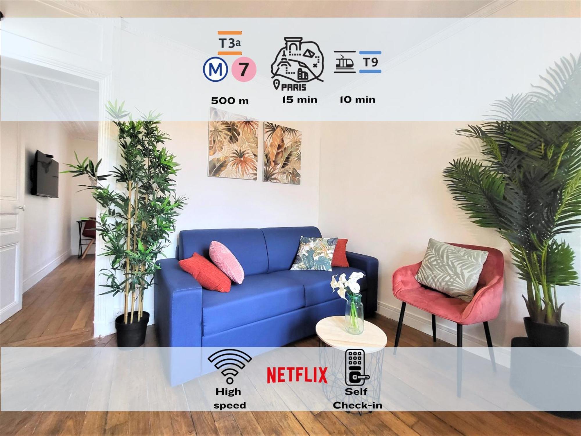 L'Oasis - Charmant Appartement Metro Porte D'Italie Le Kremlin-Bicêtre Εξωτερικό φωτογραφία
